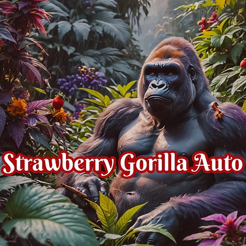 Novelty Gift Seeds | Strawberry Gorilla | Auto Flower Cannabis Seeds Female